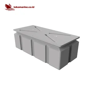 PELAMPUNG KOTAK HDPE SEPSIFIKASI SIZE 1650 x 720 x 550 mm