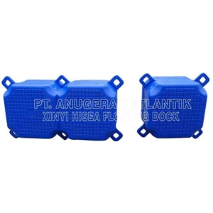 Blue Hdpe Floating Cube Size 500 x 500 x 400 (mm)