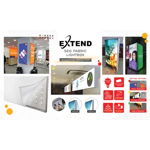 SEG Silicone Edge Graphic Fabric LED Lightbox Signage Neon Box Advertising Extend Custom Size
