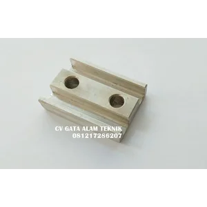Clamp Aluminium Klem Aluminium uk 70x50x15mm