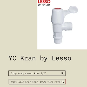 Yc Stop Kran Shower Kran Wp01201 Pvc By Lesso