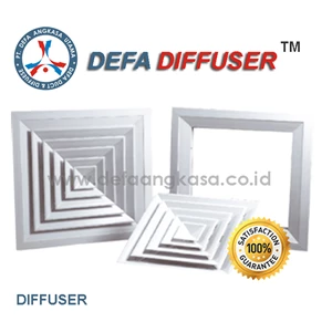 Defa Air Diffuser Square Aluminium