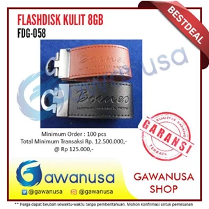 8Gb Capacity Leather Flash Disk