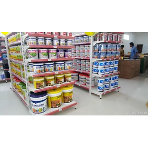 Panda Rak Supermarket D4 Island Gondola Joining 4 Layer (Hero)