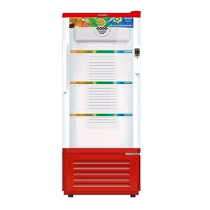 Sanken SRS-188-MR Display Cooler Kulkas Showcase 180L - Putih Merah