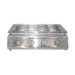 Getra BS-214 Alat Pemanggang (Gas) Tanpa Asap - 4 Tungku