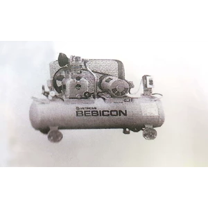 Kompresor Angin BEBICON Oil Hitachi Model Pressure Switch, Satu Fase - 1-2 Tabung (Cylinder)