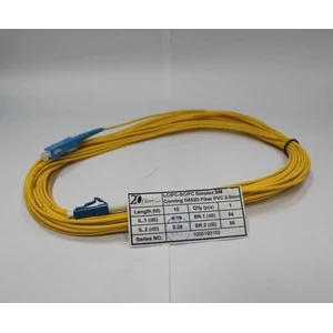 Kabel Patch cord Fiber Optic FTTH LC-SC UPC Single Mode 2mm 10 meter