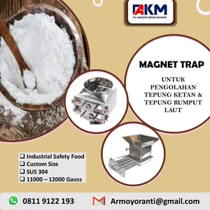 Magnet Trap Untuk pengolahan tepung ketan dan tepung rumput laut