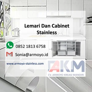 kitchen work table stainless anti karat Alat Dapur Lainnya