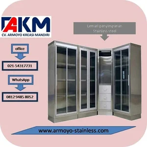 lemari file stainless steel tahan karat untuk kantor Lemari Arsip