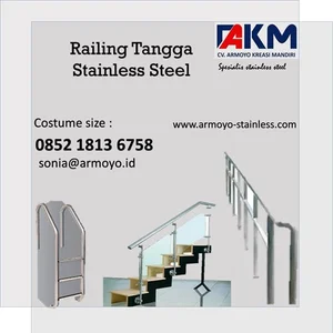 model railing tangga besi Railing Tangga