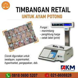 timbangan digital untuk supermarket Timbangan Lainnya