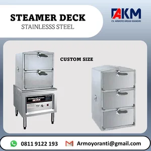 Steamer stainless untuk restoran & hotel Steamer Makanan
