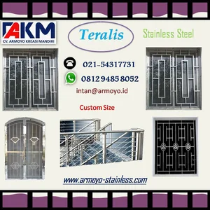 Tralis besi rumah minimalis Railing Tangga