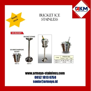bucket ice stainless steel untuk restoran dan bar Ice Gel Pack