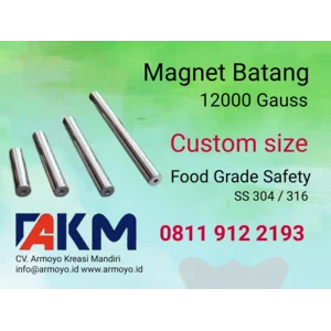 Magnet Trap 12000 Gauss Magnet Trap untuk Industri Makanan  Alat Magnet