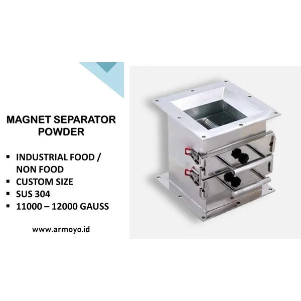 Magnet Trap untuk Powder Alat Magnet