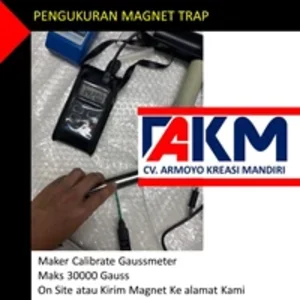 Gauss Meter Pengukuran Magnet Trap TAKM