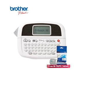 Printer Label Mesin Label + Free M-TAPE ( label) Brother P Touch PT-90