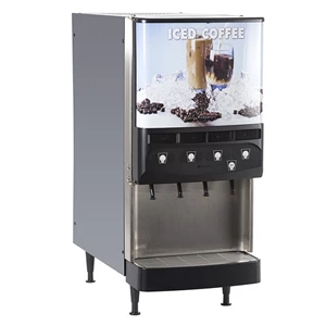 Mesin Juice Dispenser Silver Series 4-Flavor Cold Beverage System Jdf-4Sa