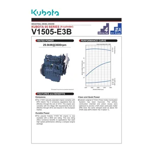 Mesin Kubota V1505
