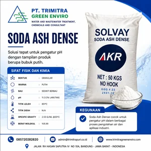 Soda Ash Dense / Natrium Karbonat (Kimia Powder) - 1 Kg