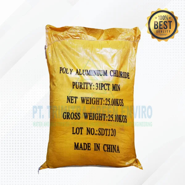 PAC SDI - Poly Aluminium Klorida / Penjernih Air Ex China - 25 Kg