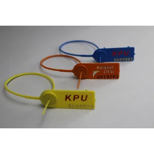 Plastik Smooth Lock Segel Keamanan Tangki Atm Sm198