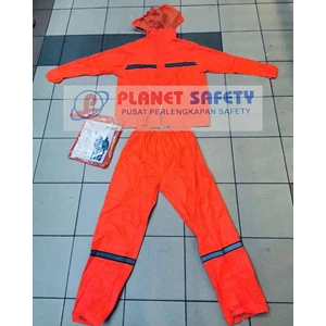Safety Raincoat Safeguard RW 21 Orange