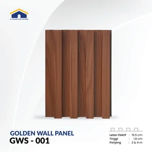 Panel Dinding 3D Golden Wallpanel GWS 001