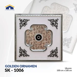 Golden Ornament SK - 1006 Ukuran 100 cm x 100 cm Fitting Lampu