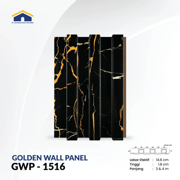 Golden Wallpanel Dinding WPC Series GWP 1516