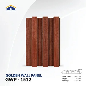Golden Wallpanel Dinding WPC Series GWP 1512