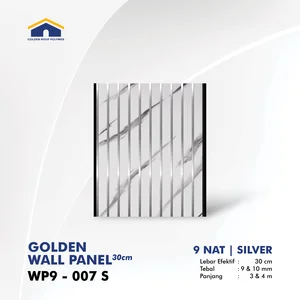 Panel Dinding Golden Wallpanel 30 cm 9 Nat Sekat Ganda WP9 007 S