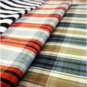 Kain Katun Warna Bergaris