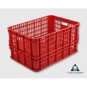Keranjang Sayur Buah Plastik Industri HDPE ukuran 620 x 430 x 320 MM
