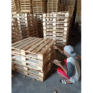 pallet kayu sengon laut ukuran 120 x 100 cm