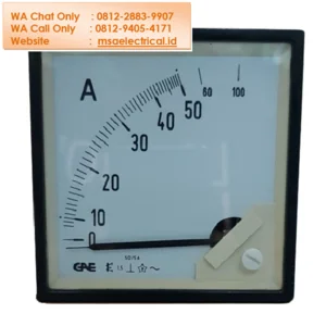 Ampere Meter GAE 50A 96x96 mm