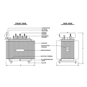 Trafo Distribusi Hexta 100 KVA