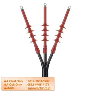 Terminasi Raychem Heatshrink 17.5kV Three Core Indoor 35-70mm
