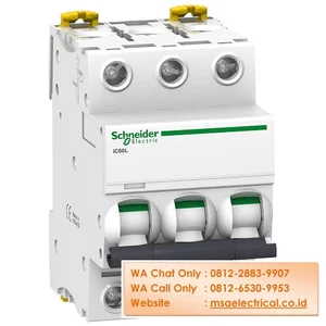 MCB Schneider 3P 50A 15kA iC60L A9F94350