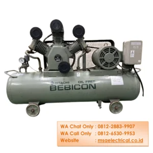 Hitachi Bebicon Oil Free Air Compressor 0.75 kW