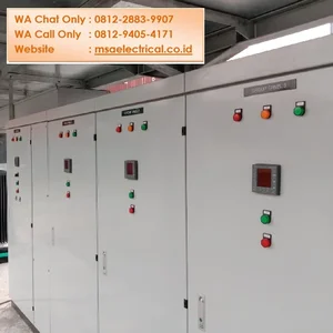 Perakitan panel menggunakan Komponen Schneider