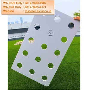 Papan hidroponik Premium 15 Lubang Bahan Impraboard – Bisa Custom Warna & Ukuran