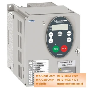 Inverter Schneider Variable Speed Drive ATV21 4kW 5HP 480V ATV21HU40N4