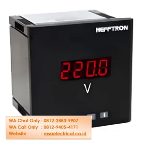 Voltmeter Hefftron Digital Meter Single Phase 96 x 96 cm HDM9696-1U