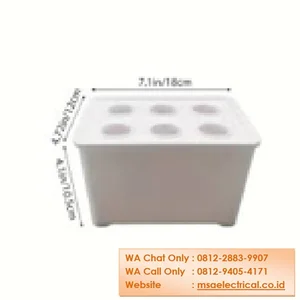Impraboard 6-Hole Hydroponic Tank Box
