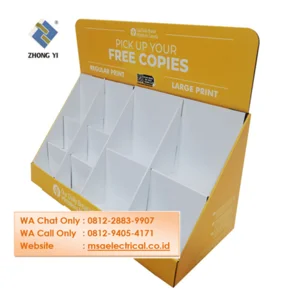 Rak Desk Display Sekat Bahan Impraboard
