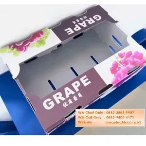 Box Rak Display Distribusi Buah Bahan Impraboard